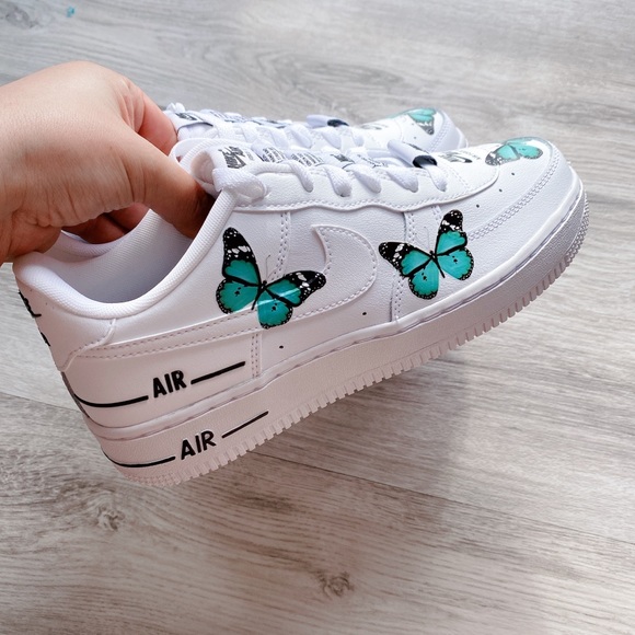 Nike air force 1 low custom butterfly - Picture 13 of 13